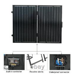 120W WATT Foldable Solar Panel Kit Monocrystalline Camping Battery Charge