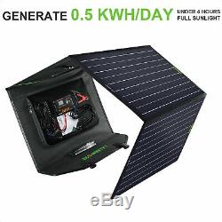 120W Watt 12V Foldable Portable Solar Panel Kit For Power Station, Battery Charge