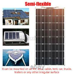 12V 300W Watt Solar Panel Kit Mono for Camping Caravan Boat RV Van 1030670cm