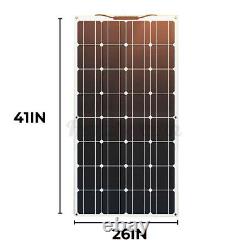 12V 300W Watt Solar Panel Kit Mono for Camping Caravan Boat RV Van 1030670cm