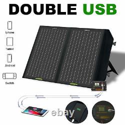 12V 60 Watts Foldable Solar Panel Kit For Power Stations or Battery Charger