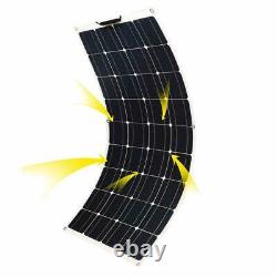 130W Watt Flexible Solar Panel Off-Grid Battery Charger For Car/Boat/Camping/RV