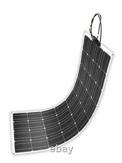 130W Watt Flexible Solar Panel Off-Grid Battery Charger For Car/Boat/Camping/RV
