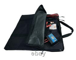 150 Watt Lightweight 7 Lb Briefcase Folding Solar Panel Kit w Charge Controller