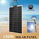 150 Watts Flexible Solar Panel Kit 18v Battery Charger For Home Rv Caravan Boat