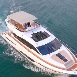 150W Watt Flexible Solar Panel 12V Battery Charger Kit For RV Boat Car Home Roof