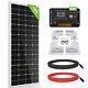 150w Watt Solar Panel Kit 12v 100a With 30a Lcd Controller For Rv Camping Marine