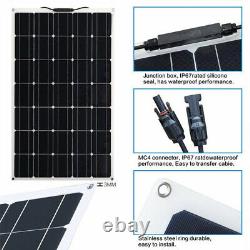 150Watt 18Volt Solar Panel 300W 18V Off Grid Power Charge RV Boat Home Garden US