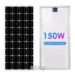 150Watt Solar Panel 18V Battery Charger Monocrysatalline Solar Panel for RV Boat