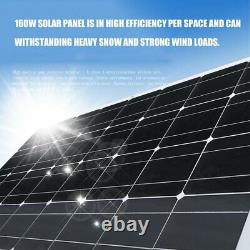 160 Watt A-Class Semi-Flexible Solar Panel 160W 18V Battery Charger For RV Boat