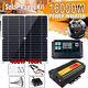 16000w Solar Panel Kit Solar Power Inverter Generator 100a Home 110v Grid System