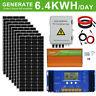 1600w 1200w 800w 600w 400w 200w Watt Solar Panel Kit For Home Rv Marine Shed Us