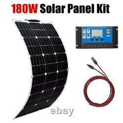 180 Watts Solar Panel Kit 40A 18V Battery Charger Controller Caravan Boat RV US