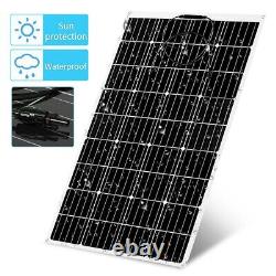 18V 350W Flexible Solar Panel Watt For Car Battery Boat Camping RV Charge US New