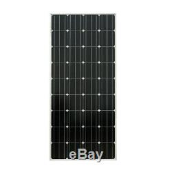 2-200Watt 12Volt Solar Panel 400W 12V Off Grid Power Charge RV Boat Home Garden