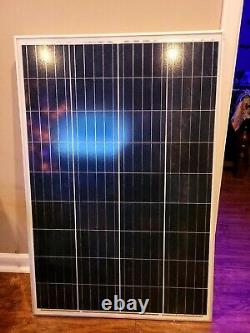 2 600 watt solar panels, T-Connectors, Battery, Tilt Mount Brackets Regulators