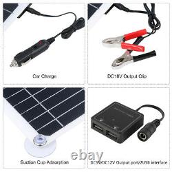 200 Watt Solar Panel Kit 100A 12V Battery Charger with Controller + 6000W Inverter