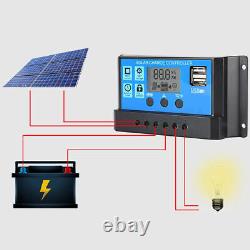 200 Watt Solar Panel Kit 100A Battery Charger with Controller +6000W 220V Inverter