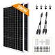200 Watts 12 Volt/24 Volt Mono Solar Panel Kit With High Efficiency For Rv Home