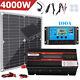 200 Watts 12v Solar Panel Kit &100a Controller & 4000with3000w Car Power Inverter