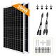 200 Watts Mono Solar Panel Kit With High Efficiency For Rv Boat Home Off-grid