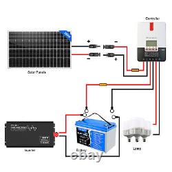 200 Watts PFCTART 200W 12V Solar Panel High Efficiency Mono Module Battery US