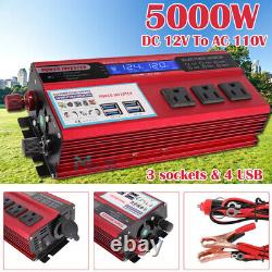 200 Watts Solar Panel Kit 100A 12V/24V Battery Charger WIth 4000W Power Inverter