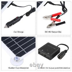 200 Watts Solar Panel Kit+ 100A 12V Battery Charger Controller RV Off Grid