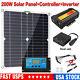 200 Watts Solar Panel Kit 100a 12v Battery Charger & Dc 12v To Ac 110v Inverter