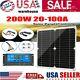 200 Watts Solar Panel Kit 100a 12v Battery Charger With Controller