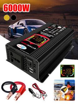 200 Watts Solar Panel Kit 100A 12V Battery Charger with Controller+6000W Inverter