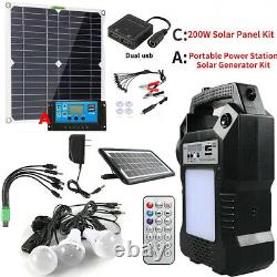 Details about   200W Solar Panel Kit 10A-100A 12V battery Charger with Controller Caravan Boat @ 