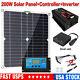 200 Watts Solar Panel Kit 12v 100a Battery Charger Controller + 6000w Inverter