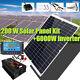200 Watts Solar Panel Kit +6000w Inverter 100a 12v Battery Charger With Controller