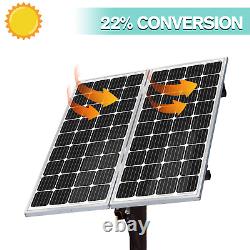 200 watt solar panel 12V Mono solar Battery Charger Home RV Camping Off Grid