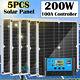 2000watts Solar Panel Kit 100a 12v Battery Charger With Controller Caravan Boat Us