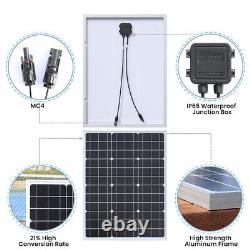 200W 12V Mono Solar Panel Charging Off-Grid battery power RV Home boat Watt