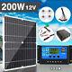 200w 400w 600w Watts Solar Panel Kit 100a 12v Battery Charger With Controller