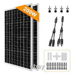 200W Solar Panel Kit 9BB Cell Solar Panel 200 Watt 12V Monocrystalline Module