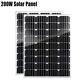 200w Watt 12v Monocrystalline Solar Panel For Battery Charger Camping Rv Boat Us