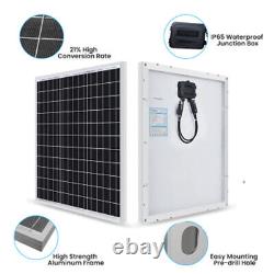 200W Watt 12Volt Solar Panel Kit Power System Off-grid With Inverter for RV Home