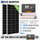 200w Watt Mono Solar Panel Kit 24v Volt 230a Charge Controller Off-grid Home Rv