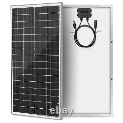 200W Watt Monocrystalline Solar Panel 12V HighEfficiency Off Grid Power RV Home