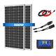200w Watt Monocrystalline Solar Panel Kit 12v Battery Charger Home Rv Off Grid