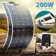 200w Watt Solar Panel Mono 18v Volt For Off Grid Rv Camping Boat Home Garden Bat