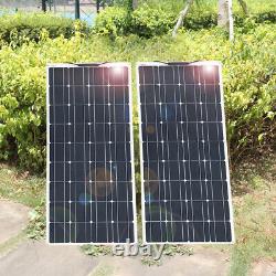 200W Watt Solar Panel Mono 18V Volt for Off Grid RV Camping Boat Home Garden Bat
