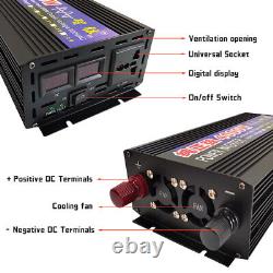 200W Watts Solar Panel Kit Battery Charger Controller Power Inverter Grid System