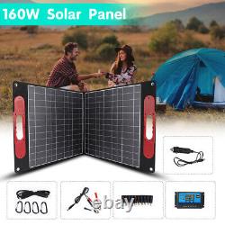 200Watt 12V Portable Foldable Solar Panel Kit for Generator Power Station RV P65