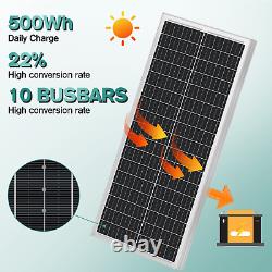 200Watt 200W 100W 12V Mono Solar Panel High Efficiency RV Camping Off-Grid Home