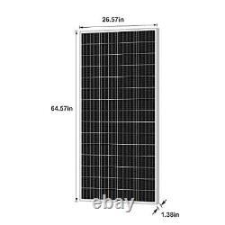 210W(Watts) Solar Panel Monocrystalline 12V High Efficiency Module for RV